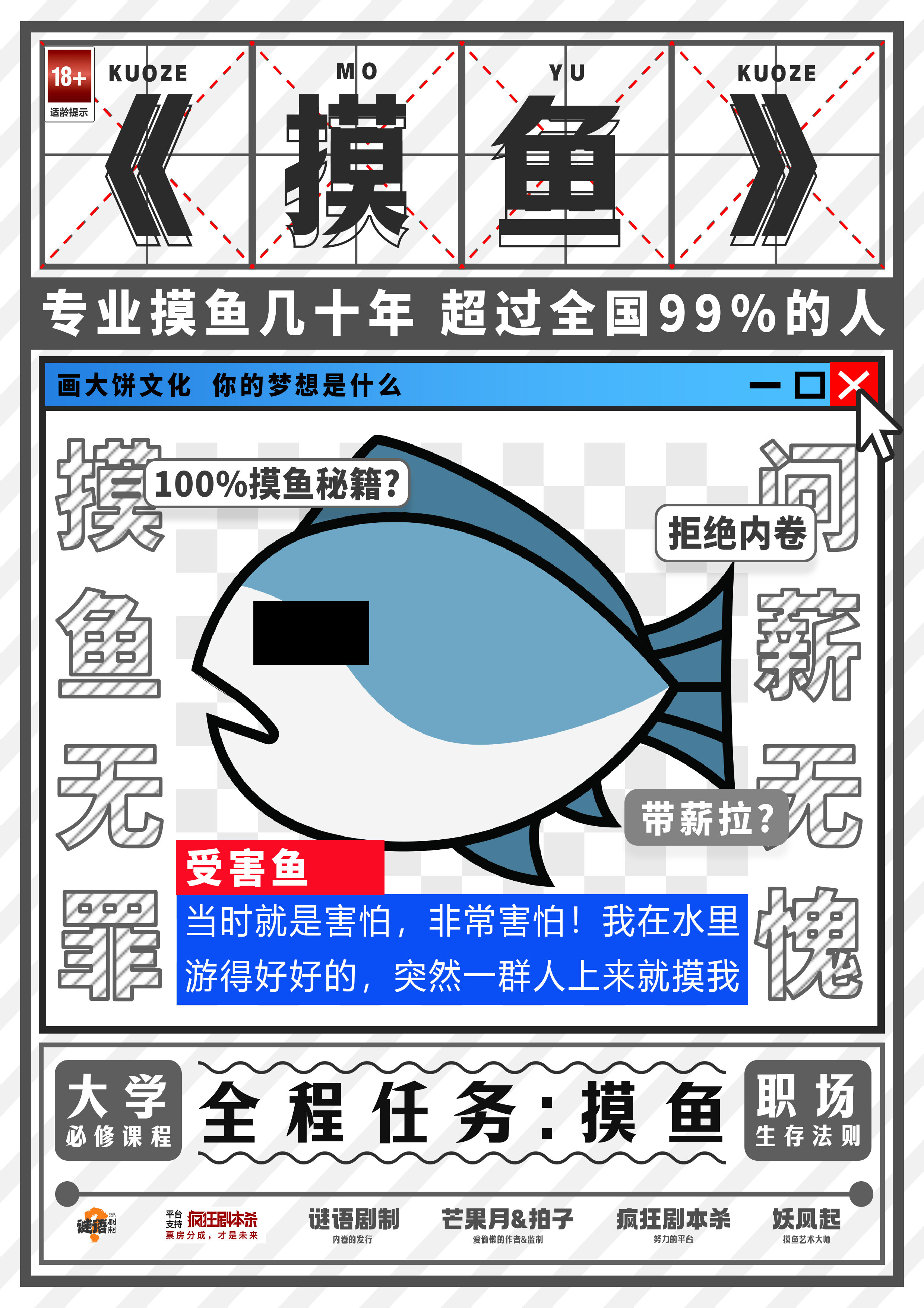 《摸鱼》剧本杀复盘：逐步揭示线索+凶手